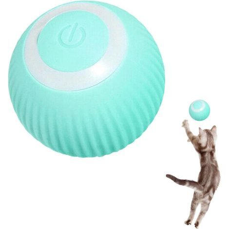 Blue - 1 Piece - Interactive Cat Ball - Auto Interactive - 360° USB - Stimulates Hunting Instinct (1/5)