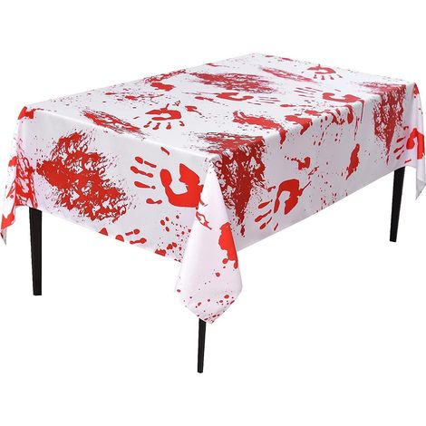 Planche décorative d'Halloween, 274 x 137 cm, serviette de table décorative pour fête d'Halloween (1/5)