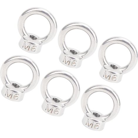 10 Pièces Boulons à Œillet M6 en Acier Inoxydable pour Câbles et Cordes (1/5)