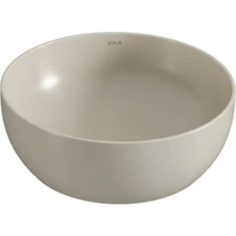 Vasque ronde recyclée VITRA Outline compact beige mat 41x41 cm