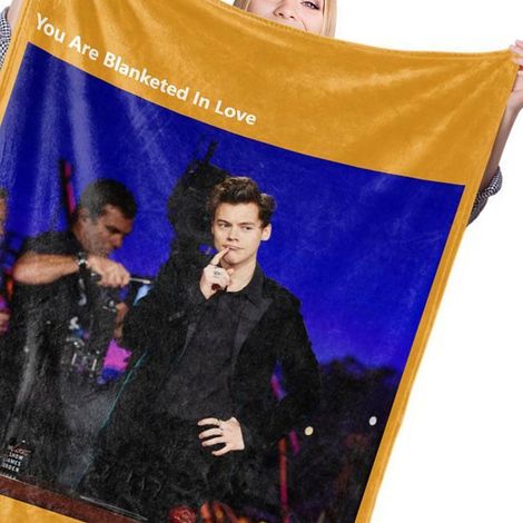 BL599K Couverture standard personnalisée avec célébrité - Harry Styles 150200cm (1/5)