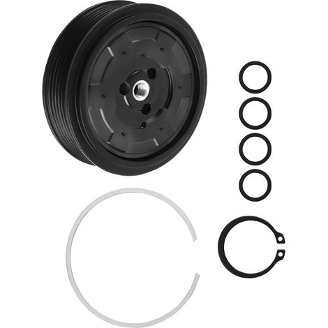 Maxpeedingrods – Embrayage de compresseur de climatisation 105mm – Compatible Audi A4 A6 A8 S6 RS6 – Remplacement direct OEM 8KD260805 6SEU14C