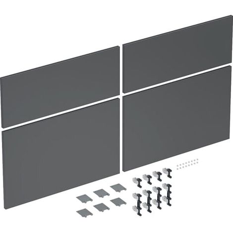 Geberit 245278001 Ensemble de façades de tiroir (4 pcs) pour iCon (1/2)