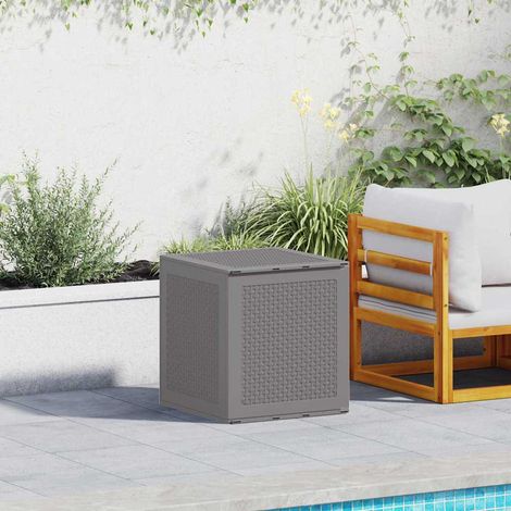 Boîte de rangement de jardin-Coffre de rangement-Stockage Rangement Gris clair 55 x 53 x 57 cm 293389 (1/5)