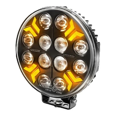 Ensemble de projecteurs, alimentation 24V, modes de couleur double, 1PC 7inch Avec DRL (1/2)