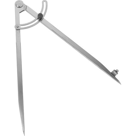 Compas de Dessin 12 Pouces en Fer, Précision Élevée, Argenté Rentrée Scolaire, Outil pour Tracer des Courbes, Outils de Dessin, Boussole Mathématique Géométrie (1/5)