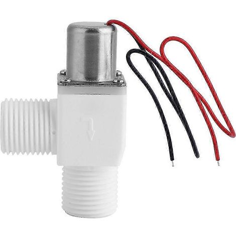 Électrovanne 4,5-6 VDC 1/2 pouce - contrôle d'eau en plastique (1/4)