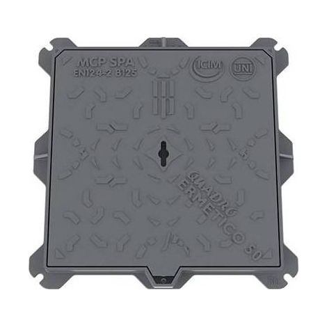 Chiusino in ghisa b125  cm 70 x 70senza