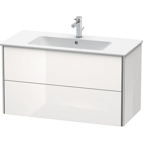 Duravit XSquare mueble bajo lavabo suspendido, 2 cajones, (1/2)