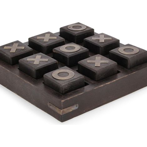 Deko-Tris Fortune aus Mangoholz 17,2 x 17,2 cm (1/2)