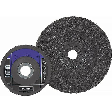 TECWERK Grobreinigungsscheibe Ø115x22mm ext.coarse Bohr.22,23mm TECWERK