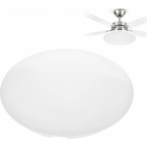 Abat-Jour Champignon en Acrylique Translucide 19 CM de Diamètre X 2 CM de Hauteur Diffuseur Rond pour Ventilateur de Plafond Remplacement Plafonnier Éclairage Intérieur et (1/5)