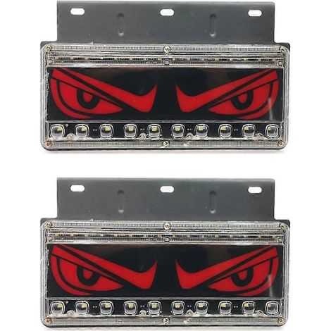 Feux de sécurité routière à LED 24 V pour camions et voitures : feux arrière, clignotants et feux de position étanches. (1/5)