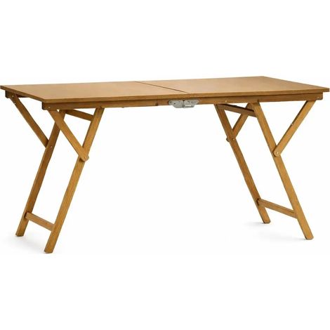 Faltbarer Picknicktisch Eiche 75x140x78