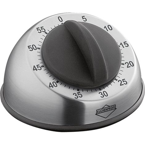 Temporizador mecánico Kuchenprofi Planet, diámetro 9,5 x 6 cm, plata