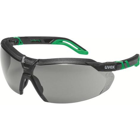 uvex i-5 9183041 Occhiali di protezione Nero, Verde