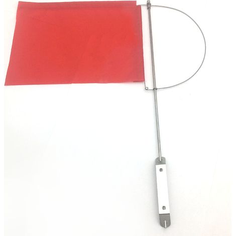Manica a vento con bandiera rossa, decorazione da appendere per esterni per pareti, terrazze, prati, giardini, feste, festival. (1/5)