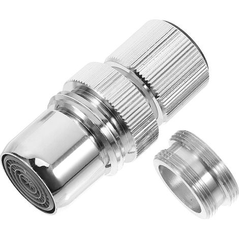 Adaptateur de robinet pivotant à rotation 360° pour raccordement évier-tuyau d'arrosage (lot de 5) : idéal pour les travaux extérieurs à la maison. (1/5)