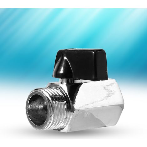 Kugelhahn 1/2" Außengewinde x Innengewinde für Luftkompressor (1/5)