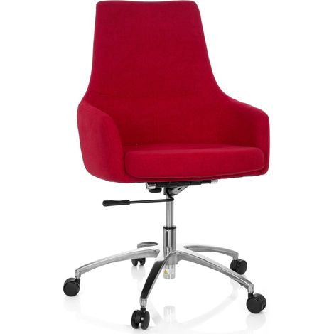Bürostuhl / Drehstuhl SHAKE 100 Stoff rot hjh OFFICE (1/5)