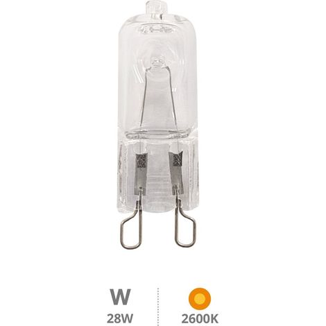 Ampoule halogène pour four 28W G9