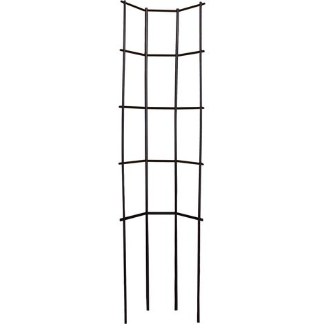 Treillis fer vieilli trapèze pour plantes grimpantes – Finition esthétique intemporelle – Résistant aux intempéries – Installation rapide – Louis Moulin (1/3)