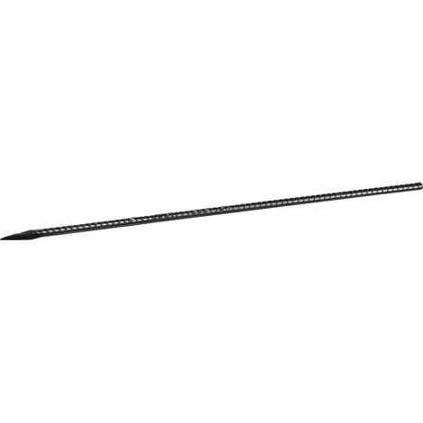 Mophorn 20 piezas de estacas de refuerzo de 609,6 mm de acero galvanizado, diseño recto con punta de cincel y recubrimiento anticorrosión, ideales para jardinería, cercas y tiendas de campaña