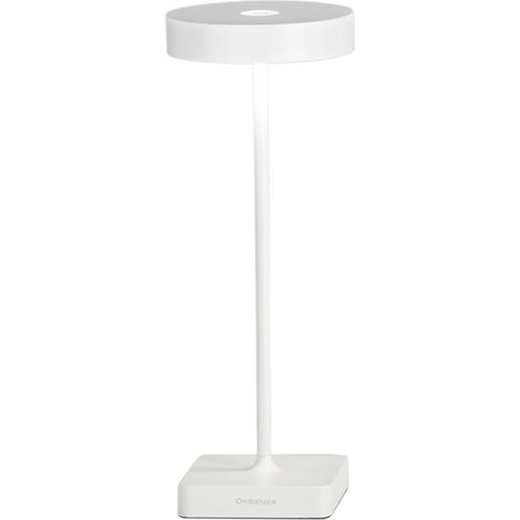 Lampada tavolo senza fili LED ricaricabile USB touch TAP Bianco 12x32 cm (1/5)