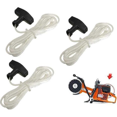 Corde et poignée de démarrage compatibles avec la tondeuse à gazon Briggs & Stratton série 600 (lot de 3) (1/5)