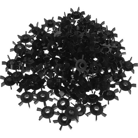 Moteur de Ventilateur Remplaçable 100 Pièces Ø8x12 Mm Noir Abs (1/5)