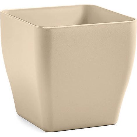 VASO LIVING MATT QUADRATO 21 CM TERRACOTTA