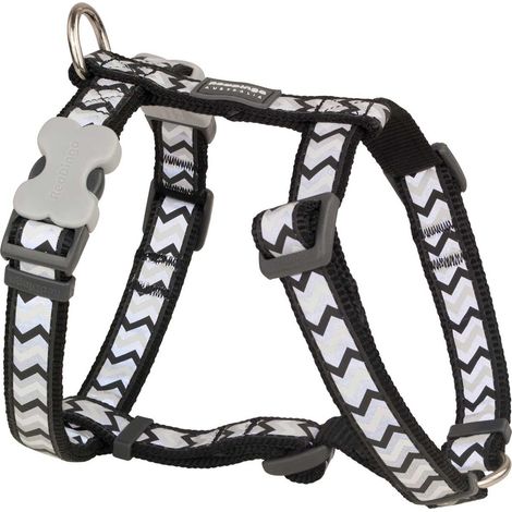 Harnais réglable Red Dingo Reflective Ziggy Noir Taille : T1 (1/2)