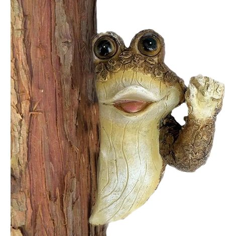 pour jardin Petite statue de jardin en forme de guckende