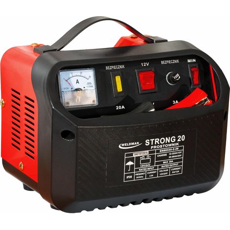 Prostownik Weldman Strong 20 6V 12V LCD (1/2)