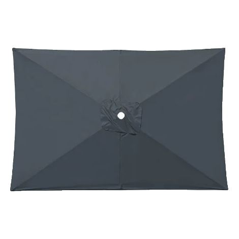 Telo parasole, protezione UV, facile da pulire, grigio, 2x3 m-a (1/2)