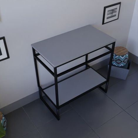 Meuble salle de bain pour vasque à poser STRUCTURA 80 cm-