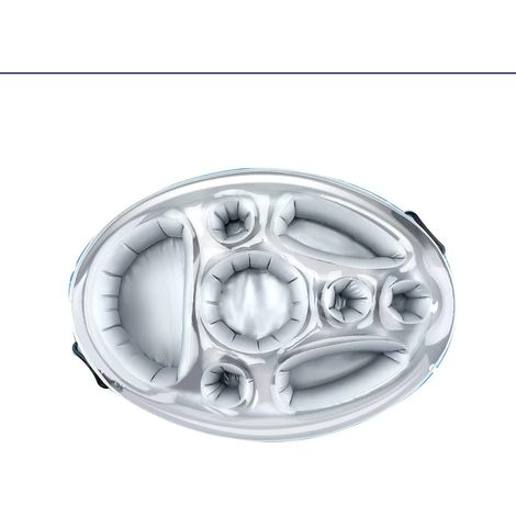 Bouées gonflables ING pour piscine, porte-gobelets flottants, accessoires de piscine, argent (1/5)