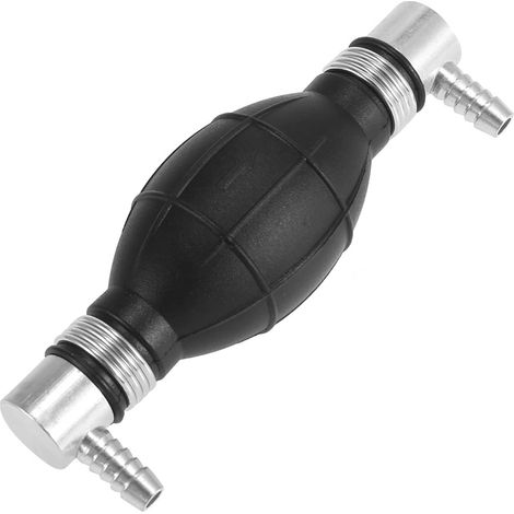 Poire D Amorçage - Raccord Coudé 90° Des Deux Côtés - Sortie 8 Mm Avec Clapet Anti Retour - Pour Systèmes Essence Et Gasoil (1/5)