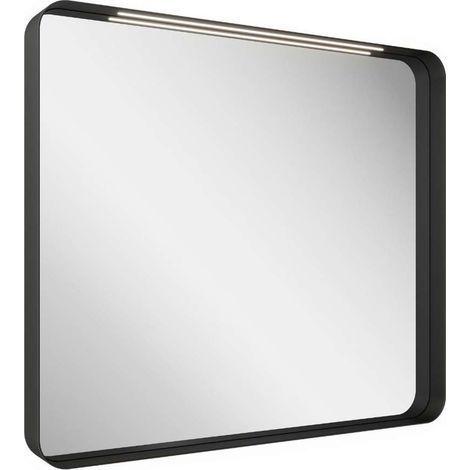 Ravak Strip - Specchio con illuminazione LED, 51x71 cm, nero X000001569 (1/3)