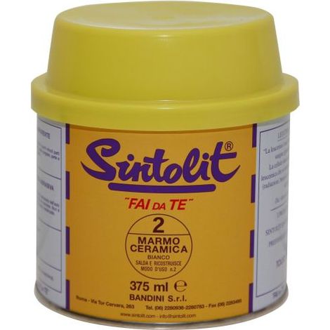 STUCCO PER MARMO SINTOLIT 375 ml - Bianco