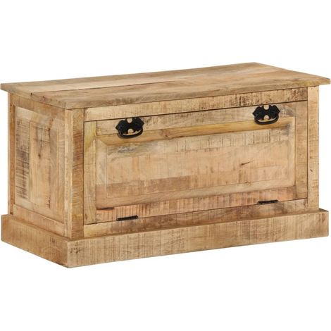 Schuhbank 85x40x45 cm Massivholz Mango