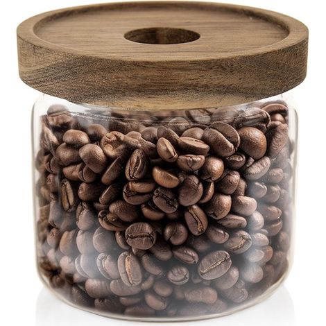 Küchenglasbehälter, luftdicht, für Lebensmittel und Schüttgüter, 0,5 l