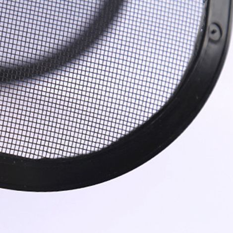 Masque de protection jardinage visière grillagée acier tête ajustable noir anti-projections (1/3)