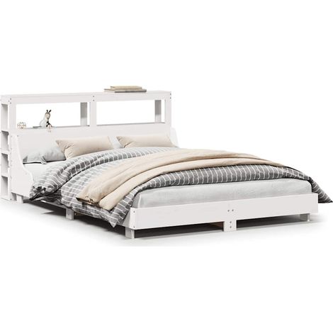 Maison Exclusive - Letto senza Materasso Bianco 120x190 cm Legno Massello di Pino