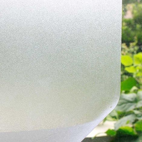 Film dépoli pour vitres – anti-éblouissement – protection UV – isolation thermique – PVC blanc (1/5)