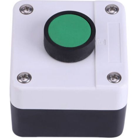 Bouton de déverrouillage de Portail, résistant aux intempéries, Vert, boîte de Commande à Bouton Poussoir pour ouvre-Portail (1/5)