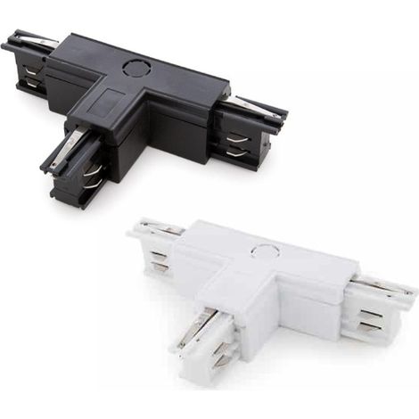 Connecteur type T pour rail triphasé Noir - Ledme - LM3218 (1/4)