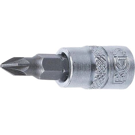 Douille à Embouts 6,3 mm (1/4) Cruciforme PZ1 - Précision et Fiabilité, Acier, Pro - D-Work (1/5)