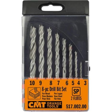 517.002.00 ESTUCHE 8 BROCAS HELICOIDALES KSS Z=2