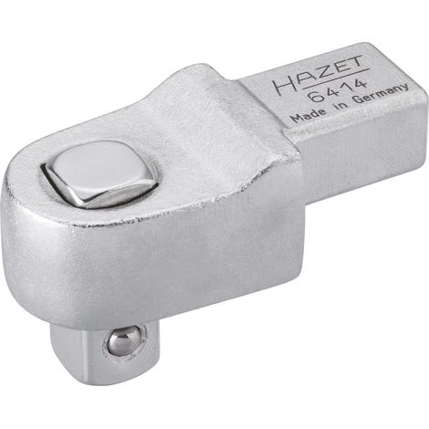 Hazet 6414 Entrainements carrés/carré femelle 14 x 18 mm/carré massif 12,5 mm longueur 63,5 mm (1/3)